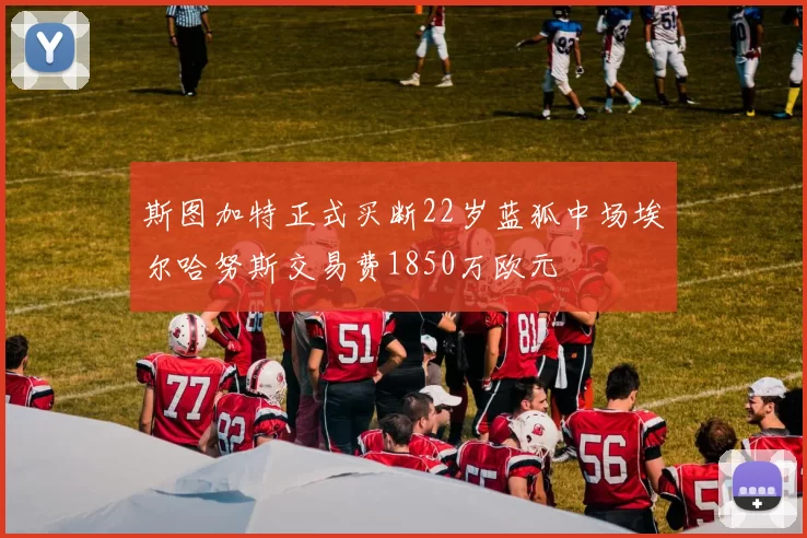 斯图加特正式买断22岁蓝狐中场埃尔哈努斯交易费1850万欧元
